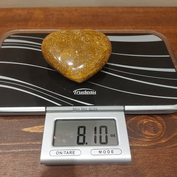 🔥 Sale 🔥Brown Ocean Jasper Heart (Stand Not Included) - Final Price - Picture 6 of 8